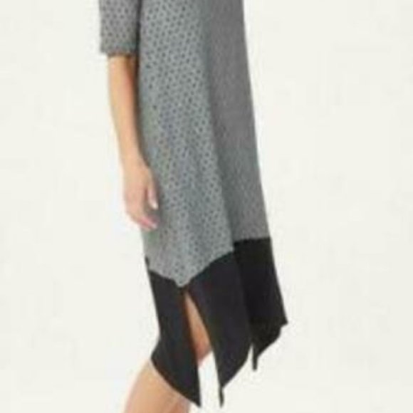 NWT CUDDL DUDS FLEXWEAR RAINBOW HEM LOUNGE DRESS - Picture 3 of 14